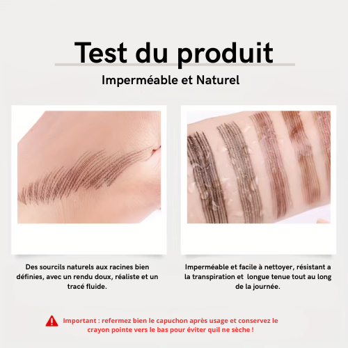 Crayon à sourcils / Pointe fendue
